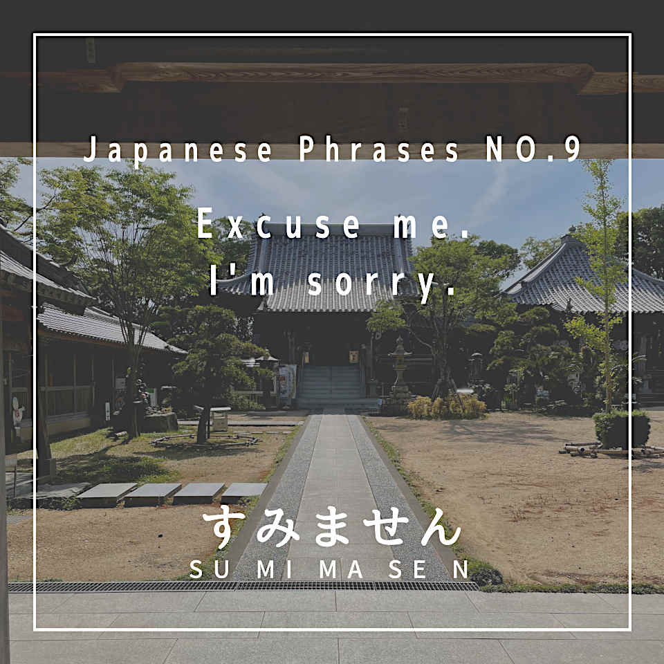 Excuse me – I’m sorry – sumimasen - すみません (Japanese Phrases No. 9)