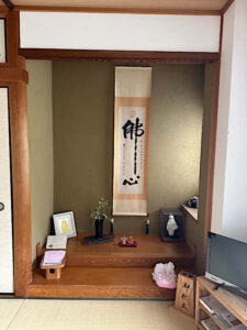 Tokonoma in a tatami room