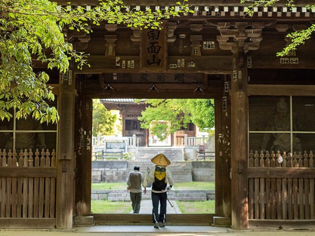 Ein Pilger bei Tempel 84 Yashimaji